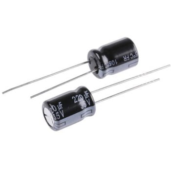 Panasonic コンデンサ 220μF， ，25V dc， EEUFR1E221 Panasonic(パナソニック)