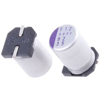 Panasonic ポリマーコンデンサ，SVPF，82μF，35V dc，35SVPF82M Panasonic(パナソニック)