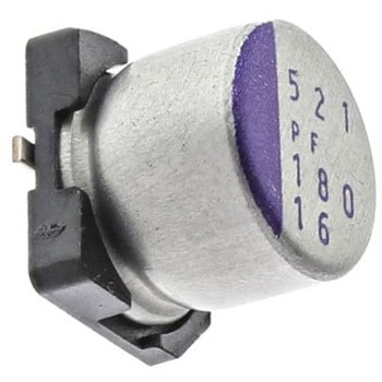 Panasonic ポリマーコンデンサ，SVPF，180μF，16V dc，16SVPF180M Panasonic(パナソニック)