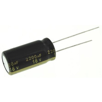 Panasonic コンデンサ 2200μF， ，16V dc， EEUFM1C222 Panasonic(パナソニック)