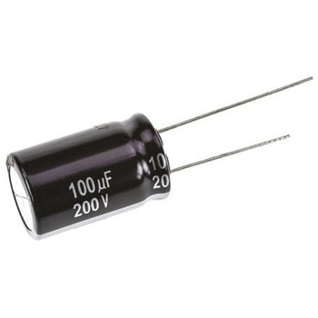 Panasonic コンデンサ 100μF， ，200V dc， EEUEE2D101 Panasonic(パナソニック)