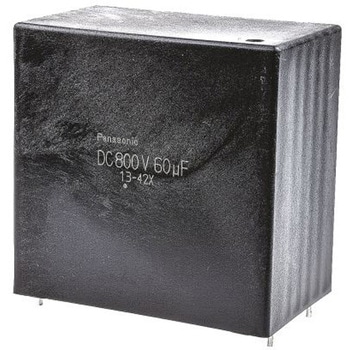 Panasonic フィルムコンデンサ，800V dc，60μF，±10% - Panasonic(パナソニック)
