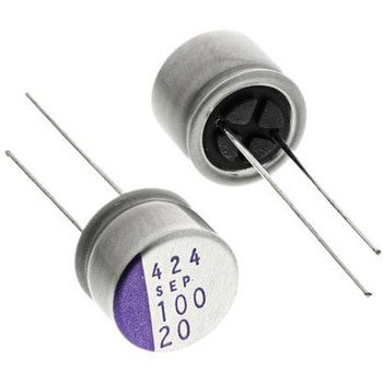 Panasonic ポリマーコンデンサ，SEP，100μF，20V dc，20SEP100MX Panasonic(パナソニック)