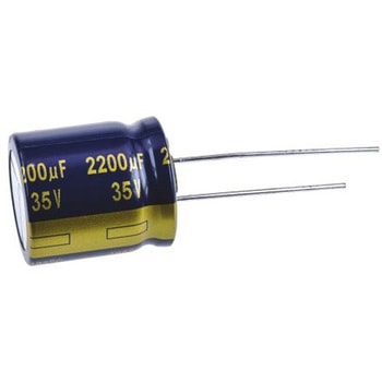 Panasonic コンデンサ 2200μF， ，35V dc， EEUFK1V222S Panasonic(パナソニック)