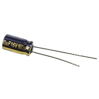 Panasonic コンデンサ 100μF， ，16V dc， EEUFC1C101 Panasonic(パナソニック)