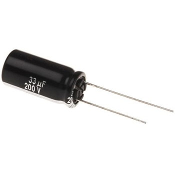 Panasonic コンデンサ 33μF， ，200V dc， EEUEE2D330 - Panasonic(パナソニック)