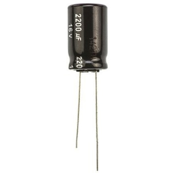 Panasonic コンデンサ 2200μF， ，16V dc， ECA1CHG222 Panasonic(パナソニック)