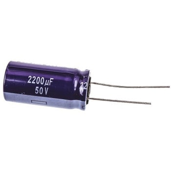 Panasonic コンデンサ 2200μF， ，50V dc， ECA1HM222 - Panasonic(パナソニック)