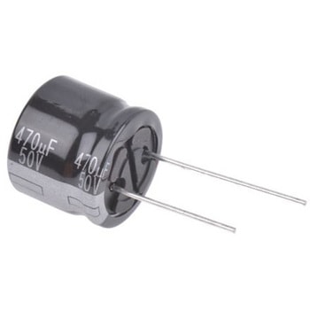 Panasonic コンデンサ 470μF， ，50V dc， EEUTA1H471S - Panasonic(パナソニック)