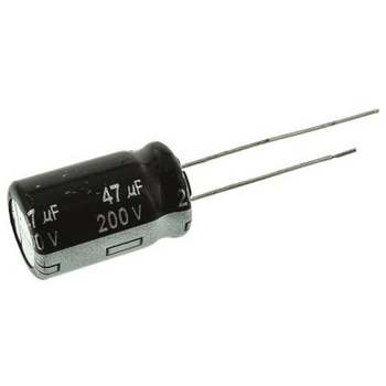 Panasonic コンデンサ 47μF， ，200V dc， ECA2DHG470 Panasonic(パナソニック)