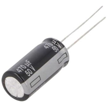 Panasonic コンデンサ 470μF， ，50V dc， ECA1HHG471B Panasonic(パナソニック)