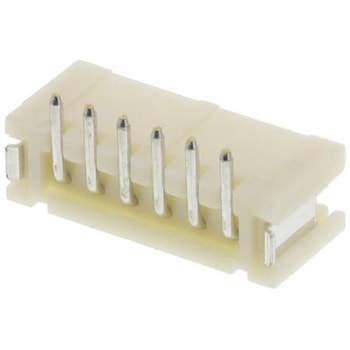 JST 基板接続用ピンヘッダ 6極 1.5mm 1列 B6B-ZR-SM4 TF (LF) (SN) JST(日本圧着端子製造)