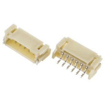 JST 基板接続用ピンヘッダ 6極 2.0mm 1列 S6B-PH-SM4-TB(LF)(SN) - JST(日本圧着端子製造)