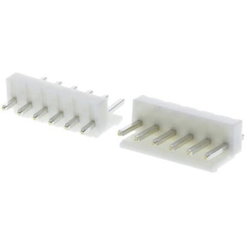 JST 基板接続用ピンヘッダ 6極 3.96mm 1列 B6P-VH(LF)(SN) JST(日本圧着端子製造)