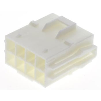 JST コネクタハウジング 8極 ピッチ：6.2mm 2列 VLR-08V JST(日本圧着端子製造)