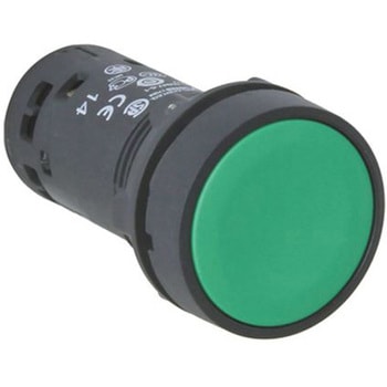 Schneider Electric プッシュボタン， パネルマウント， SPST， XB7NA31 シュナイダーエレクトリック