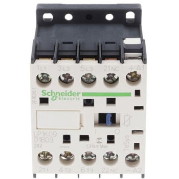 シュナイダーエレクトリック 電磁接触器 24 V dc 3極 LP1Kシリーズ， LP1K0901BD3 - シュナイダーエレクトリック