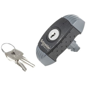 Schneider Electric ロックハンドル， T-ハンドル 黒， グレー シュナイダーエレクトリック