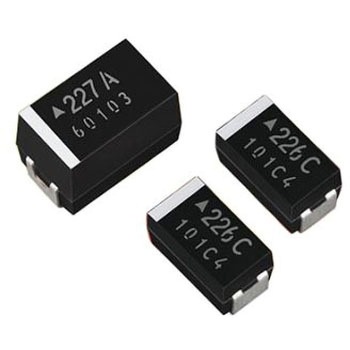 THJD107K010RJN KYOCERA AVX タンタルコンデンサ，100μF，10V dc，2917