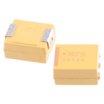 KYOCERA AVX タンタルコンデンサ，100μF，20V dc，7361-38，TPSV107K020R0085 KYOCERA AVX