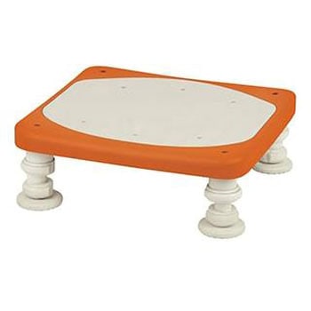 ユニプラス 浴槽内いす 80・120-200/レッドオレンジ/- 幸和製作所