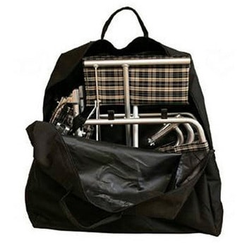 Wheely 介助用車椅子 電動アシスト付、黒とグレー バッグ付き Wheely