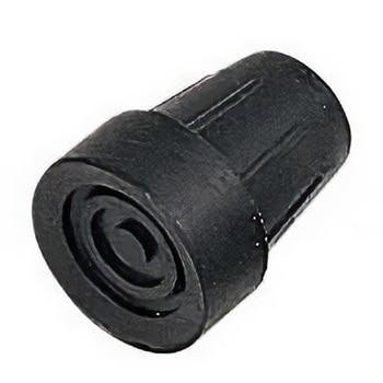 ロフストランドクラッチTY132用 先ゴムΦ18/黒/- 日進医療器(車イス)