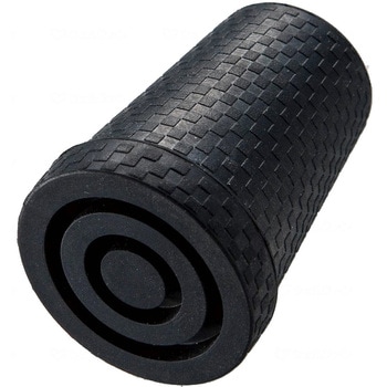 杖先ゴム 交換用(格子柄)/黒/16Φ ケイホスピア