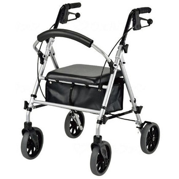 四輪歩行補助車 newあゆむくん Lサイズ/シルバー/L ウェルケアバンク