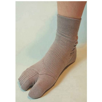 外反母趾対策靴下/グレー/26-27cm コーポレーションパールスター