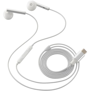 Type-Cステレオイヤホン DAC搭載 高音質 ボリューム付 1.2m オーム電機