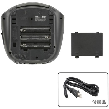 CDラジカセ ブラック AM/FMラジオ カセット録音再生 ワイドFM 2電源対応 オーム電機