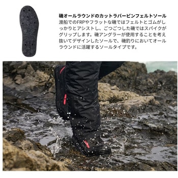 FS-073Y DS+クイックゲームシューズ カットラバーピンフェルト レッド SHIMANO(シマノ)