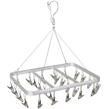 PINCH HANGER L 26CLIPS ALUMINUM(ピンチハンガー) 和気産業