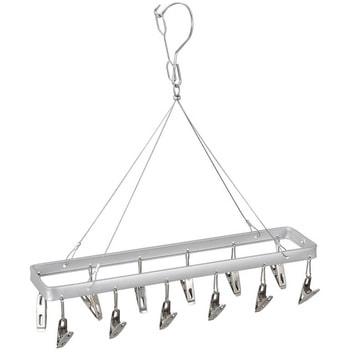 PINCH HANGER LONG 12CLIPS ALUMINUM(ピンチハンガー) 和気産業