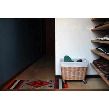 WILLOW LAUNDRY BASKET With CASTER 28L BRID