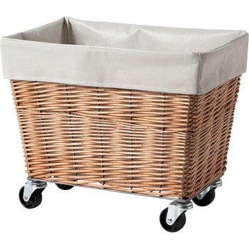 WILLOW LAUNDRY BASKET With CASTER 28L BRID