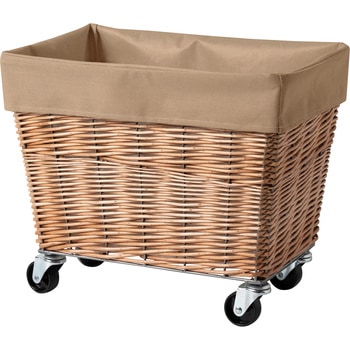 WILLOW LAUNDRY BASKET With CASTER 28L BRID