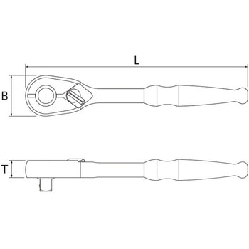 BR390 9.5sq.ラチェットハンドル KTC 歯数(ギア)90枚 - 【通販 BR390 9.5sq.ラチェットハンドル KTC 歯数(ギア)90枚 - 【通販