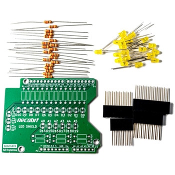 necobit ArduinoUNO用LEDシールド(組立済) ビット・トレード・ワン