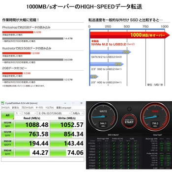 スタンディングSSDケース AOTECH