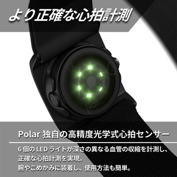 アームバンド型光学式心拍センサー Polar Verity Sense M-XXL POLAR