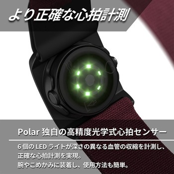 アームバンド型光学式心拍センサー Polar Verity Sense M-XXL POLAR