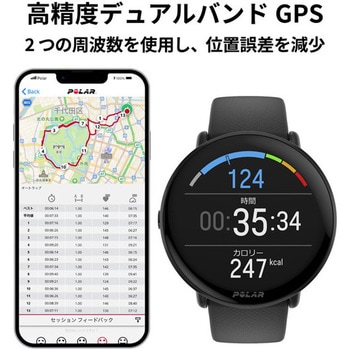 Polar Ignite 3 スポーツ&ヘルスケアウォッチ S-L POLAR