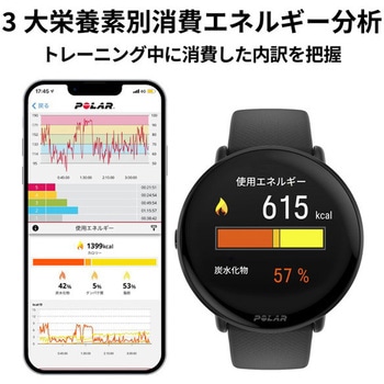 Polar Ignite 3 スポーツ&ヘルスケアウォッチ S-L POLAR