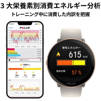 Polar Ignite 3 スポーツ&ヘルスケアウォッチ S-L POLAR