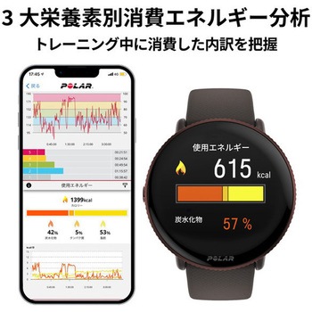 Polar Ignite 3 スポーツ&ヘルスケアウォッチ S-L POLAR