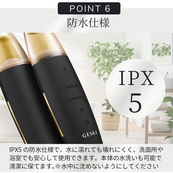 マイクロカレント スキンスクライバー & ブラックヘッドリムーバー GESKE