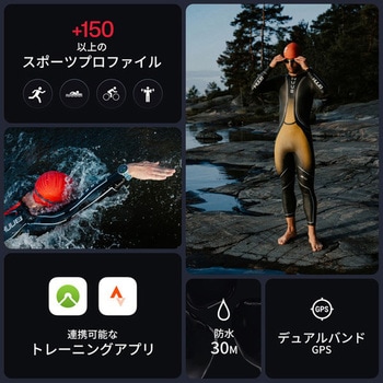 Polar Vintage V3 プレミアム マルチスポーツウォッチ ナイトブラック S-L POLAR