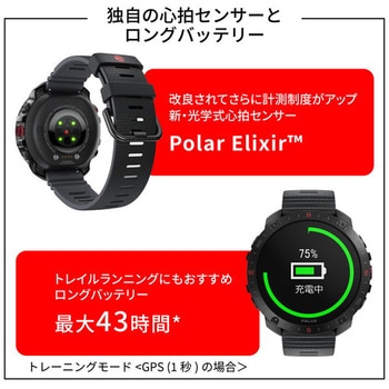 Polar Grit X2 Pro ナイトブラック S-L POLAR